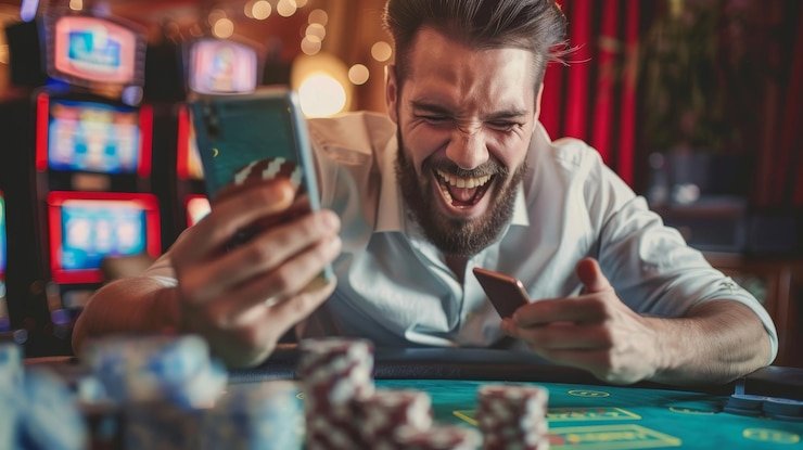 Ilustrasi keamanan akun online dengan gembok digital ditampilkan di layar smartphone